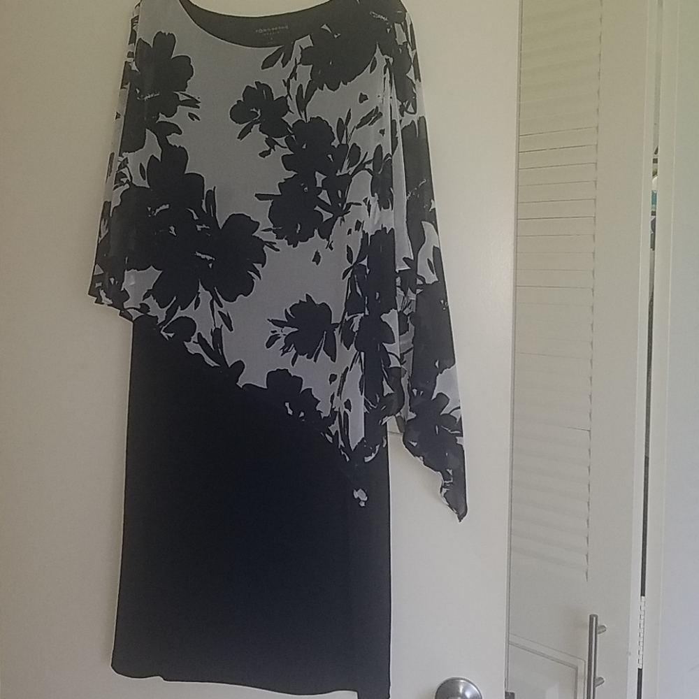 Navy & White Dress